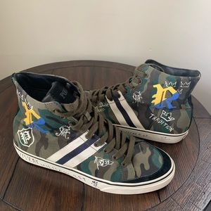 Polo Ralph Lauren men’s high-top sneakers